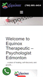 Mobile Screenshot of equinoxtherapeutic.com